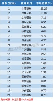 湖北市场证券公司排名
